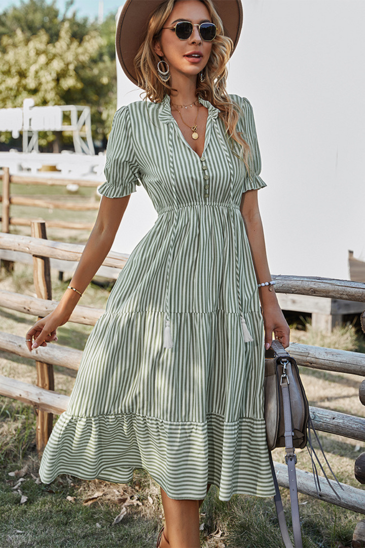 Helena | Striped Dress
