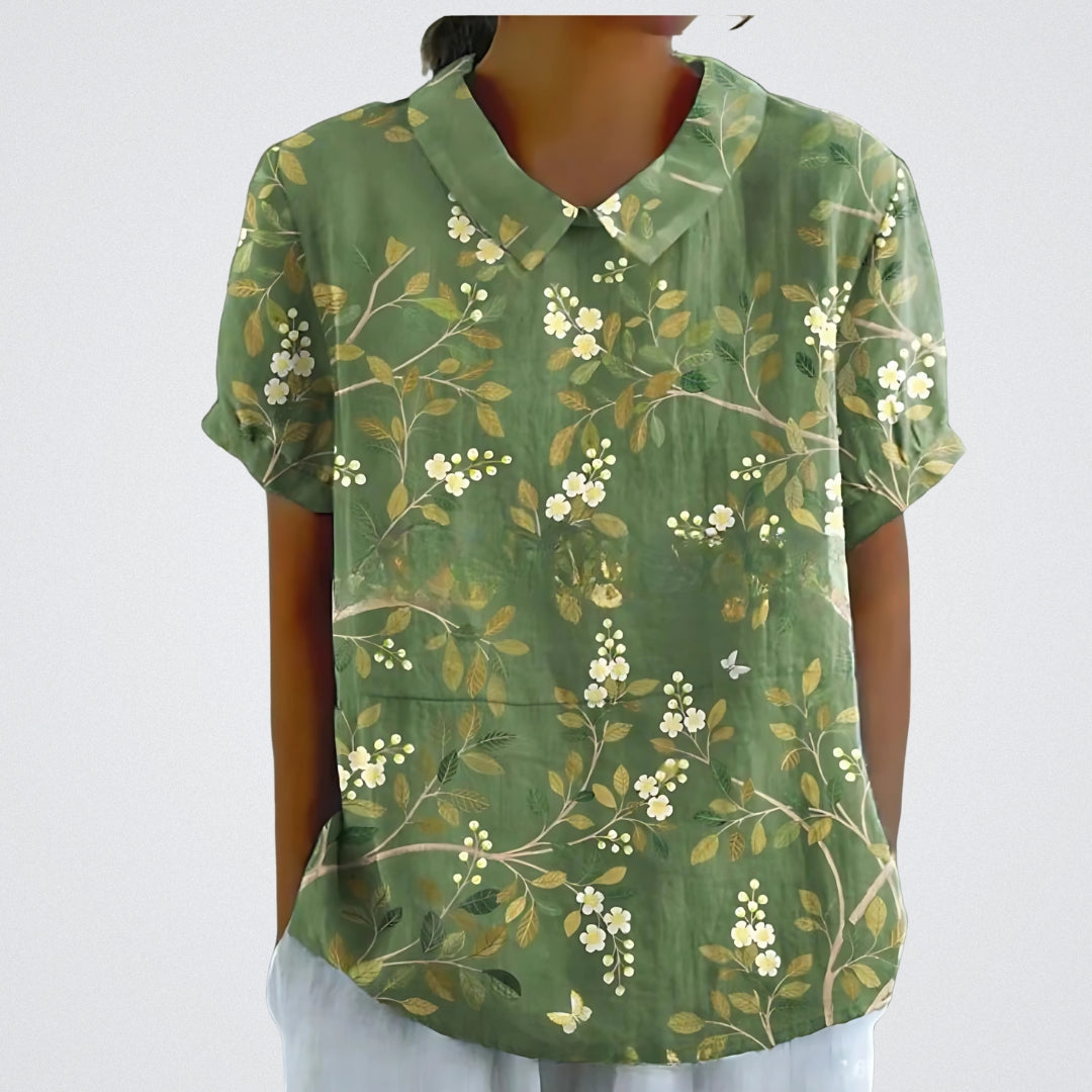 Sophia | Printed Floral Blouse