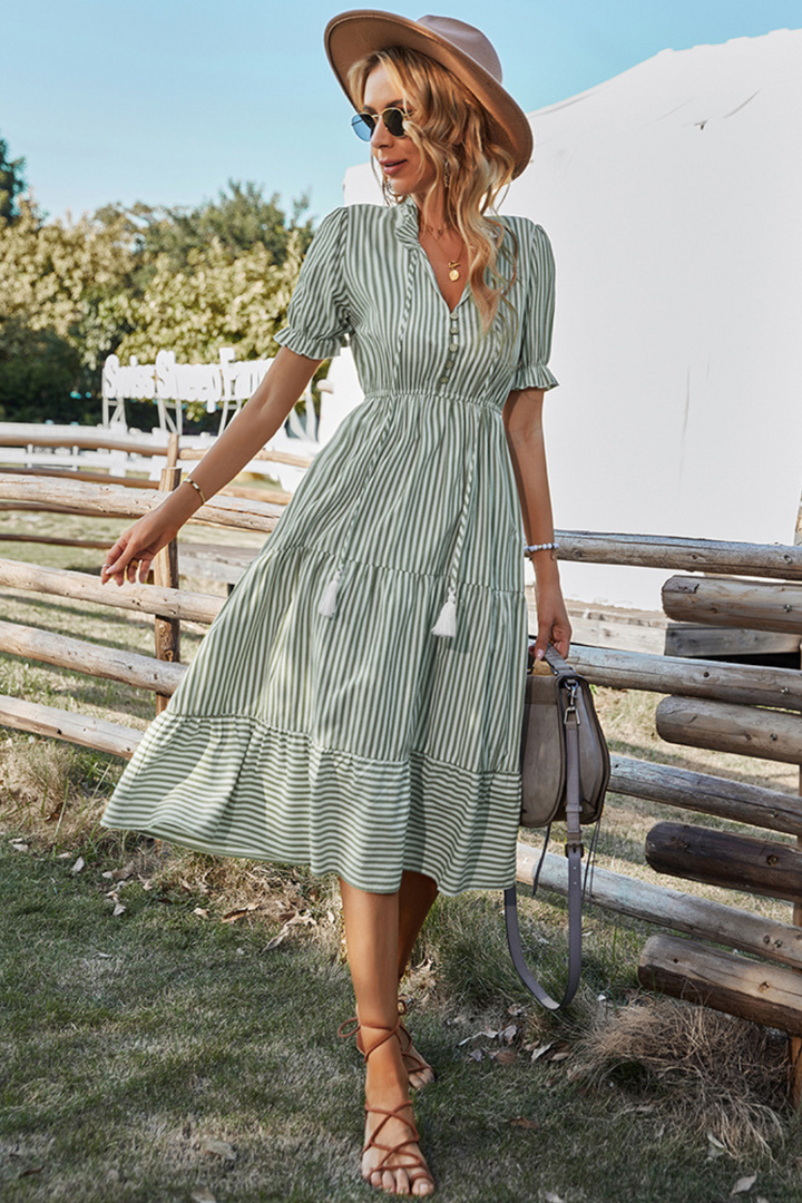 Helena | Striped Dress