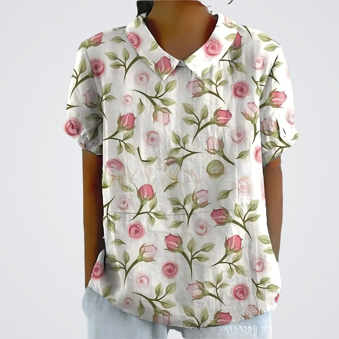 Sophia | Printed Floral Blouse