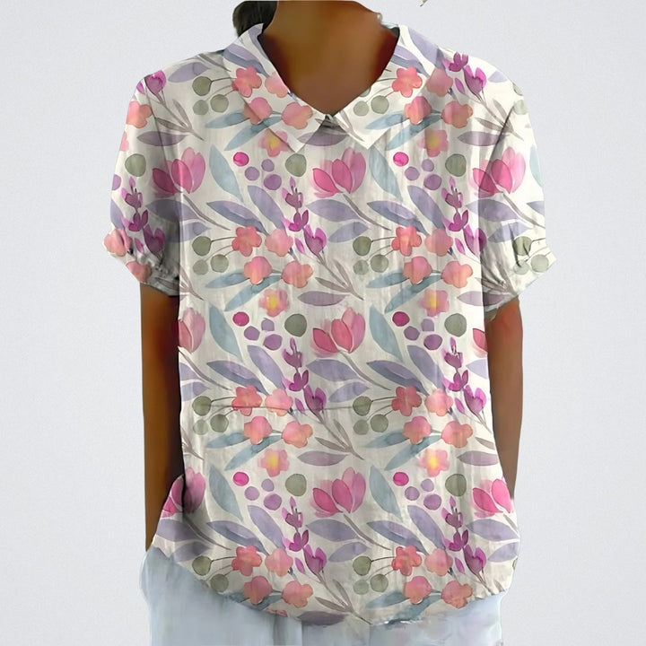 Sophia | Printed Floral Blouse