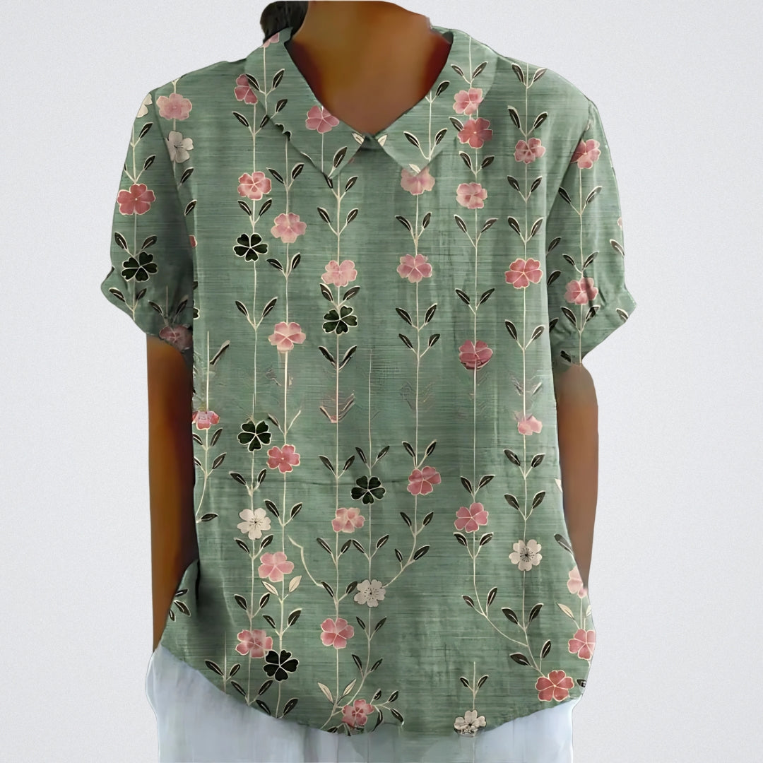 Sophia | Printed Floral Blouse