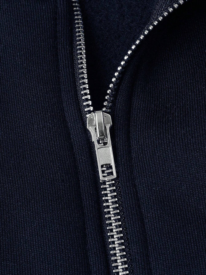 Mathias | Casual Pullover with Half Zip 1+1 Free