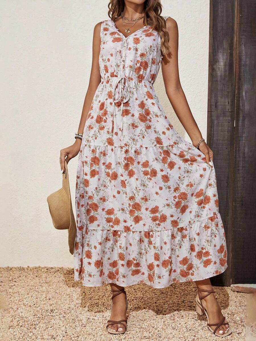 Katharina | Elegant Floral Dress in Premium Quality