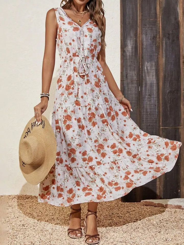 Katharina | Elegant Floral Dress in Premium Quality