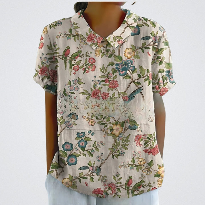 Sophia | Printed Floral Blouse