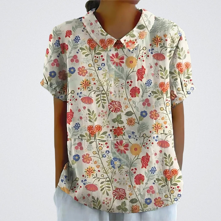 Sophia | Printed Floral Blouse