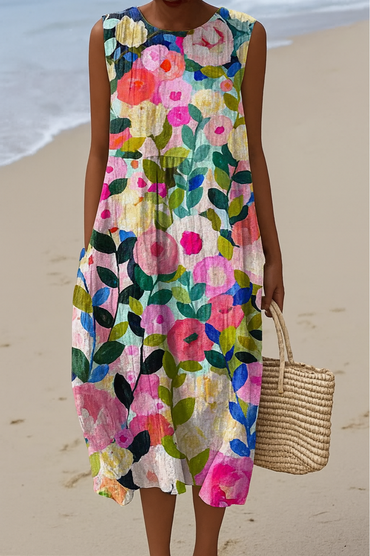 Diana | Elegant Floral Dress