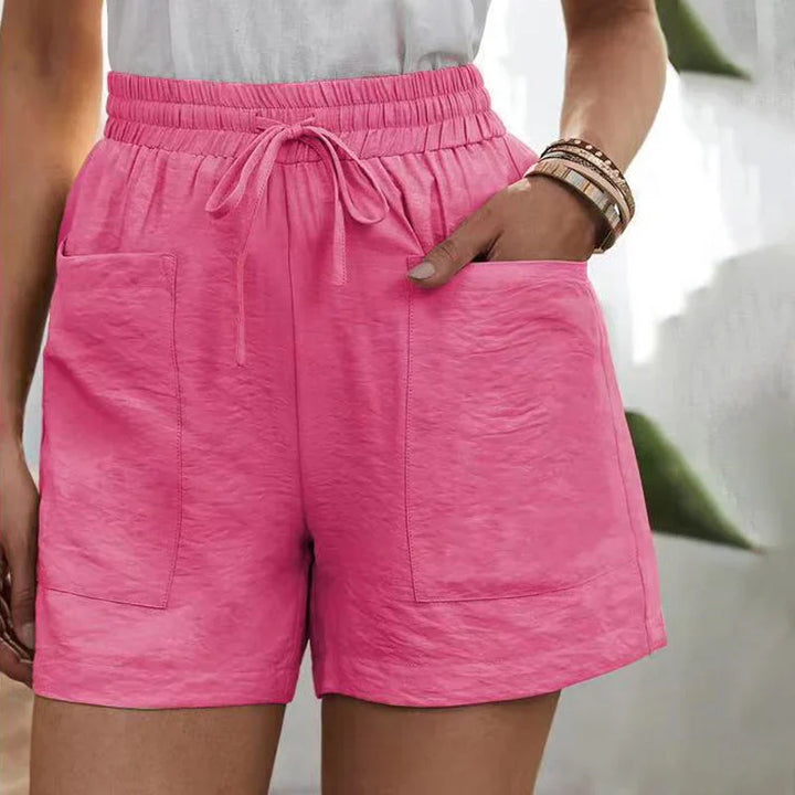 Rosalie | Linen Shorts with Pockets