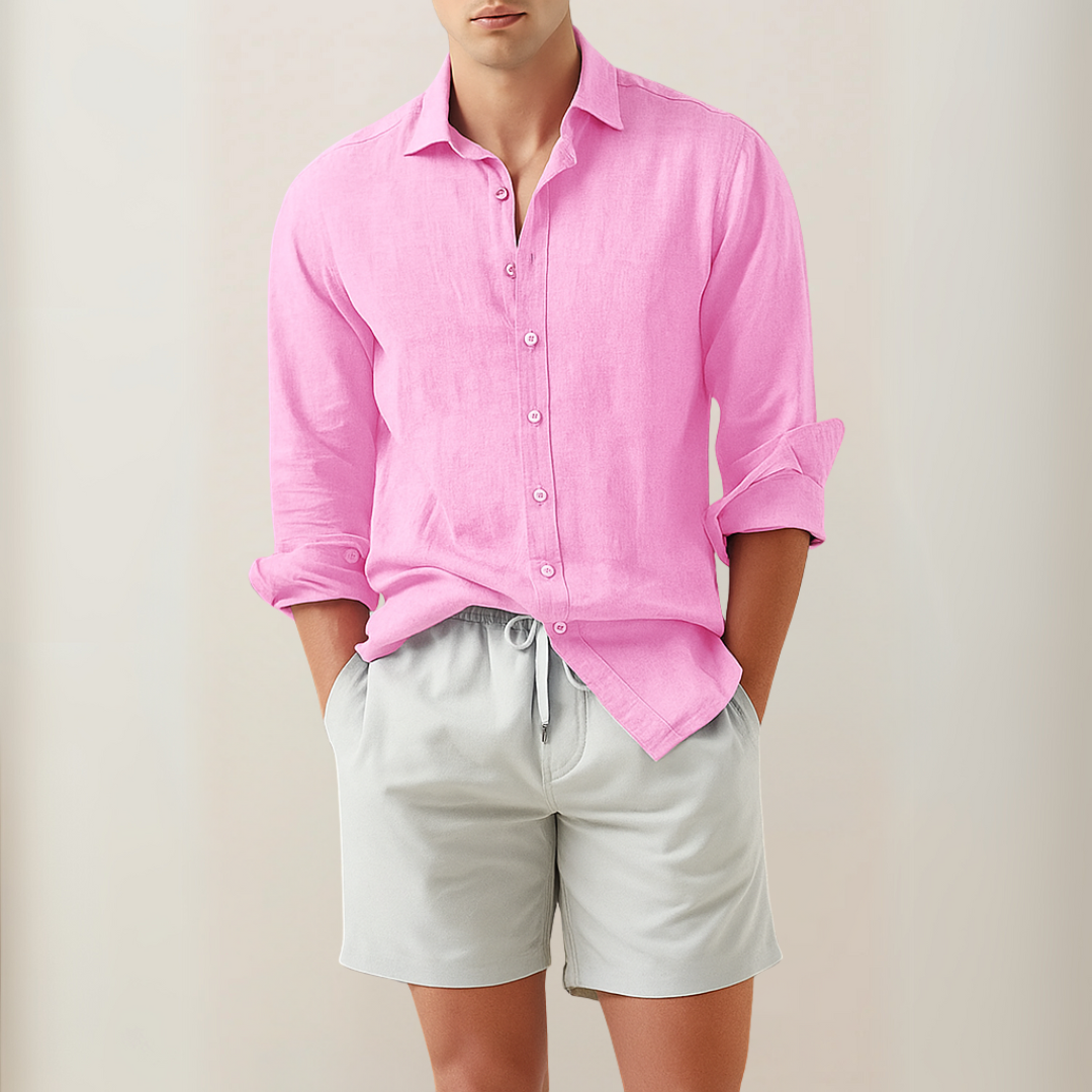 Daniel | Classic Linen Shirt 1+1 FREE