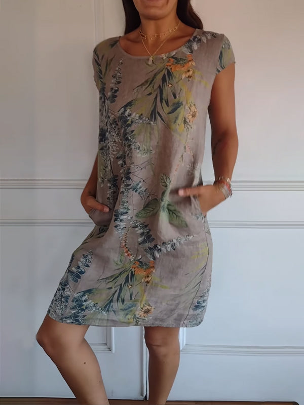 Tina | Stylish Floral Print Dress