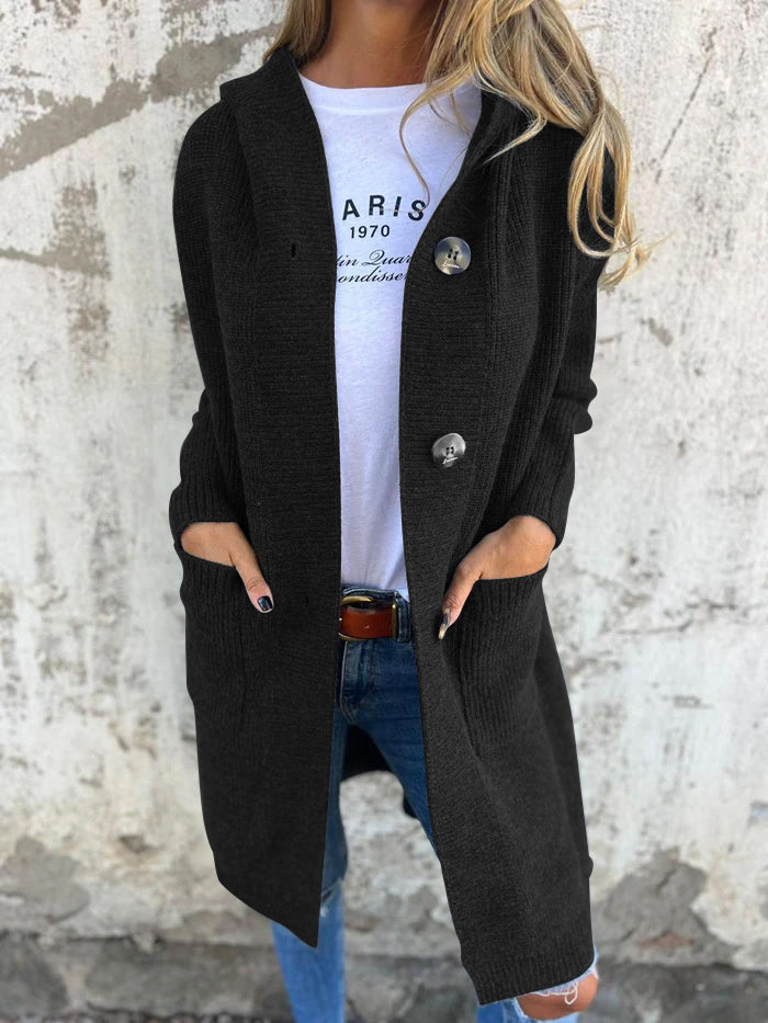 Frida | Elegant Long Knitted Cardigan