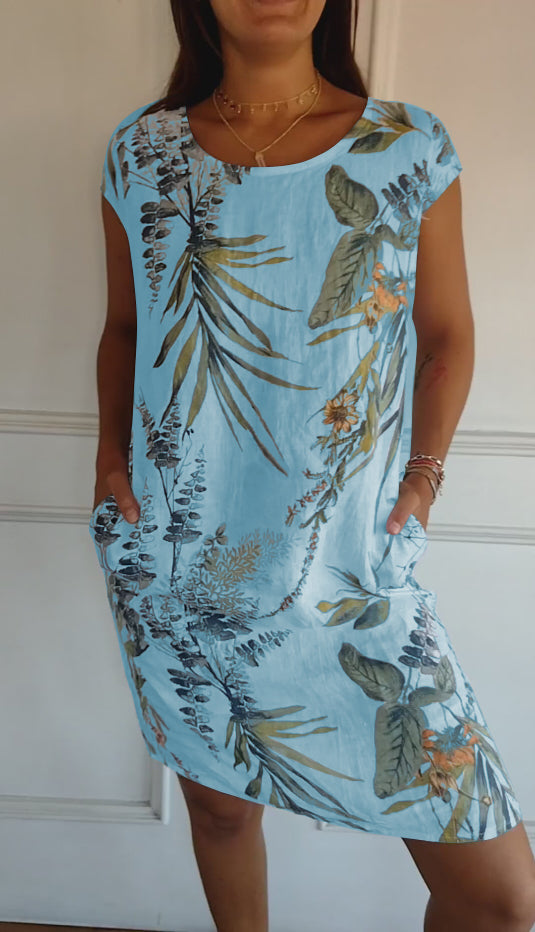 Tina | Stylish Floral Print Dress