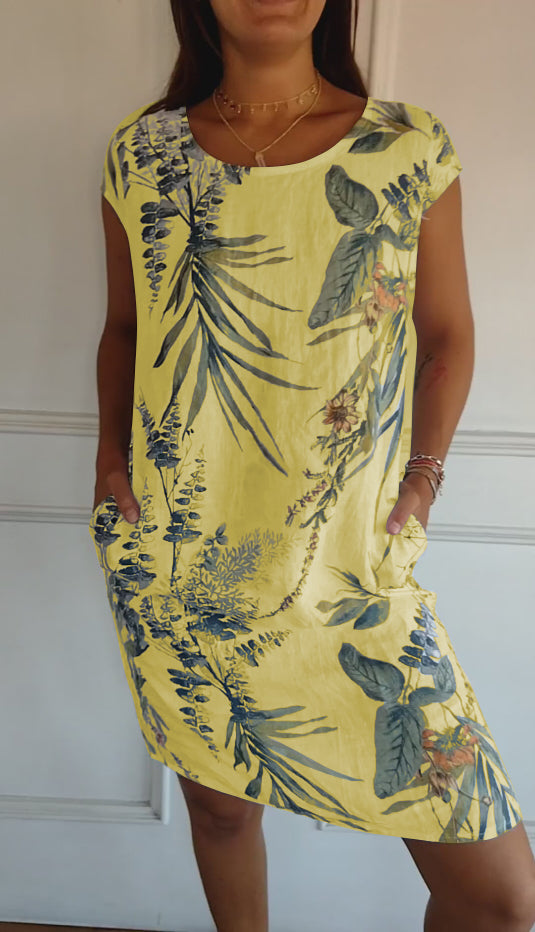 Tina | Stylish Floral Print Dress