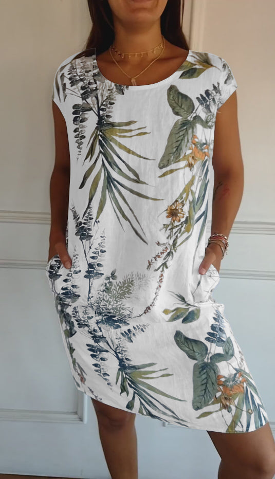Tina | Stylish Floral Print Dress