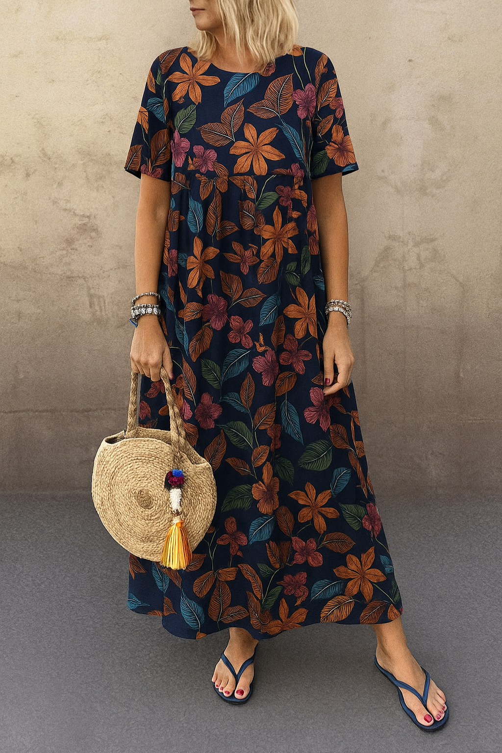 Maya | Elegant floral dress