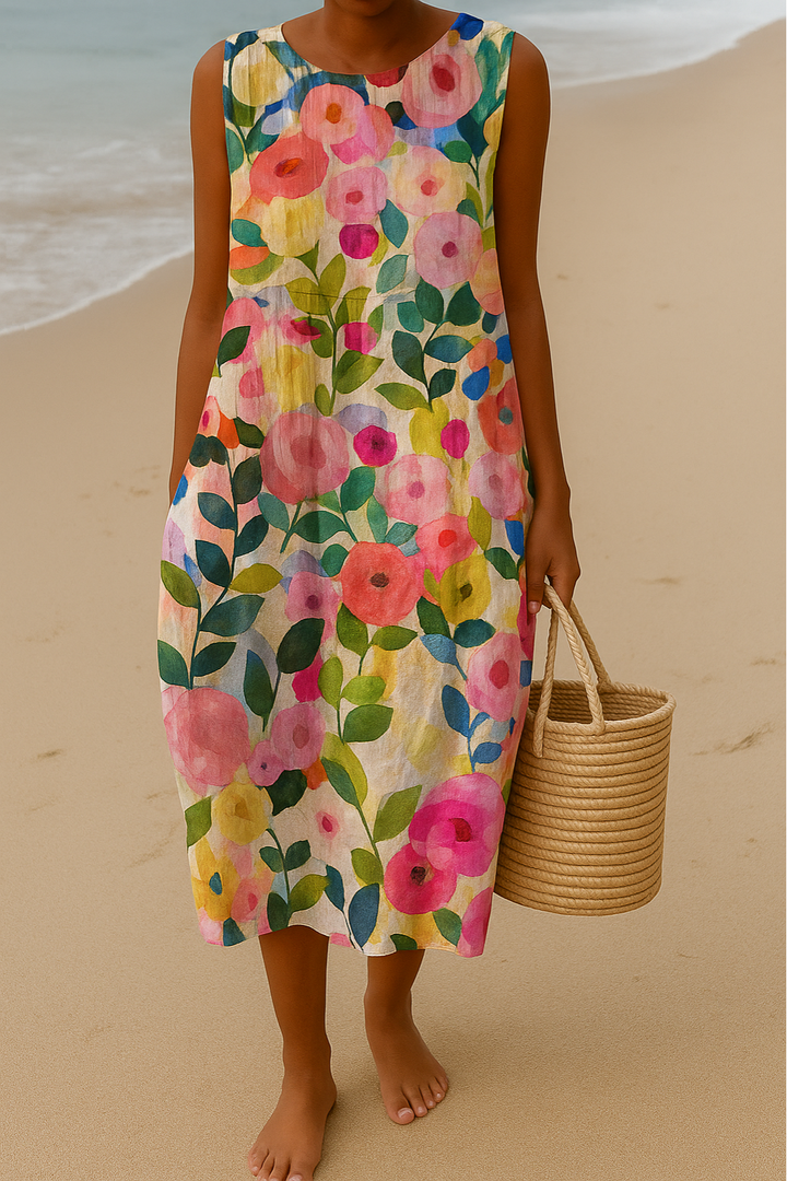 Beate | Elegant Floral Dress