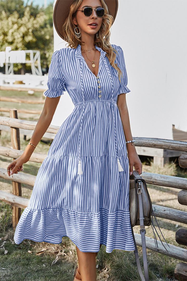Helena | Striped Dress