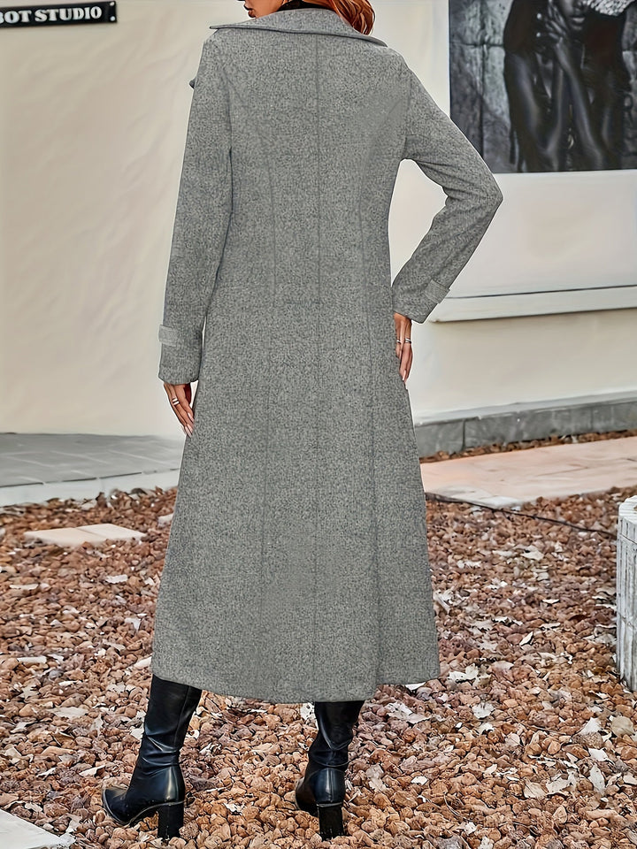 Margot | Double-breasted Coat with Notched Collar