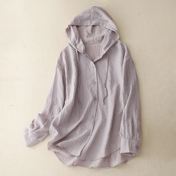 Melanie | Lightweight Hooded Blouse