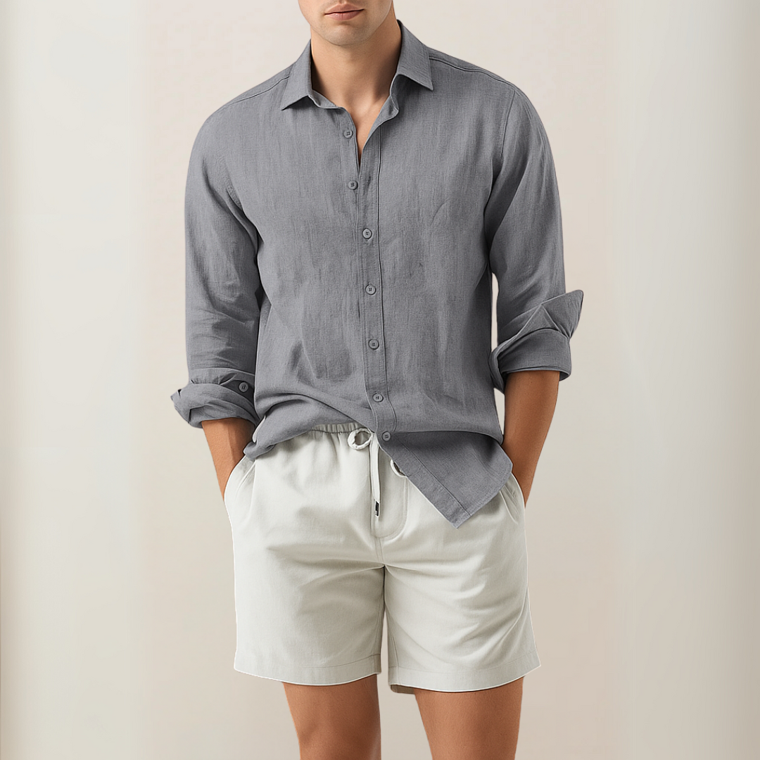 Daniel | Classic Linen Shirt 1+1 FREE