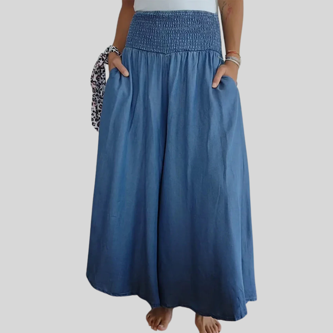 MIRA | Skirt Trousers with Elastic Waistband