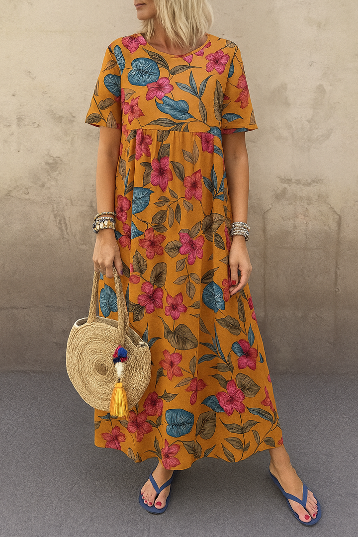 Maya | Elegant floral dress