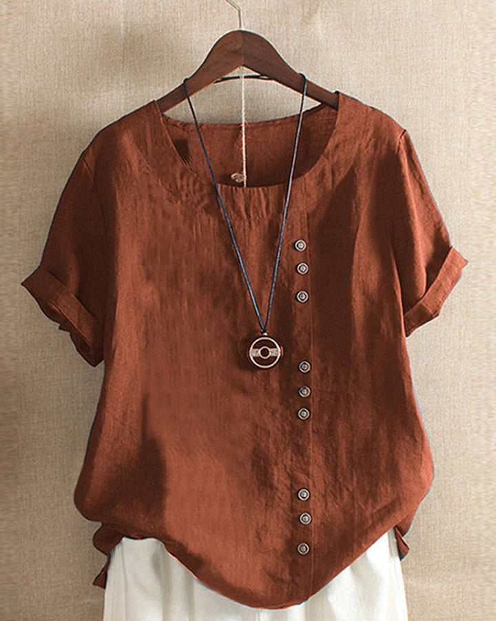 Marie | Airy Short-Sleeve Blouse