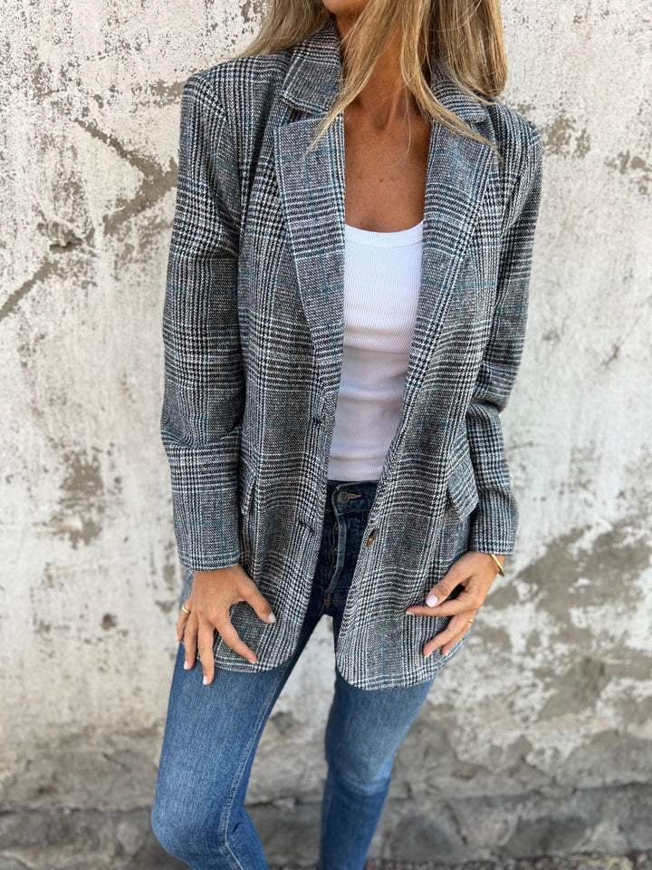 Violet | Stylish Checked Blazer for Women