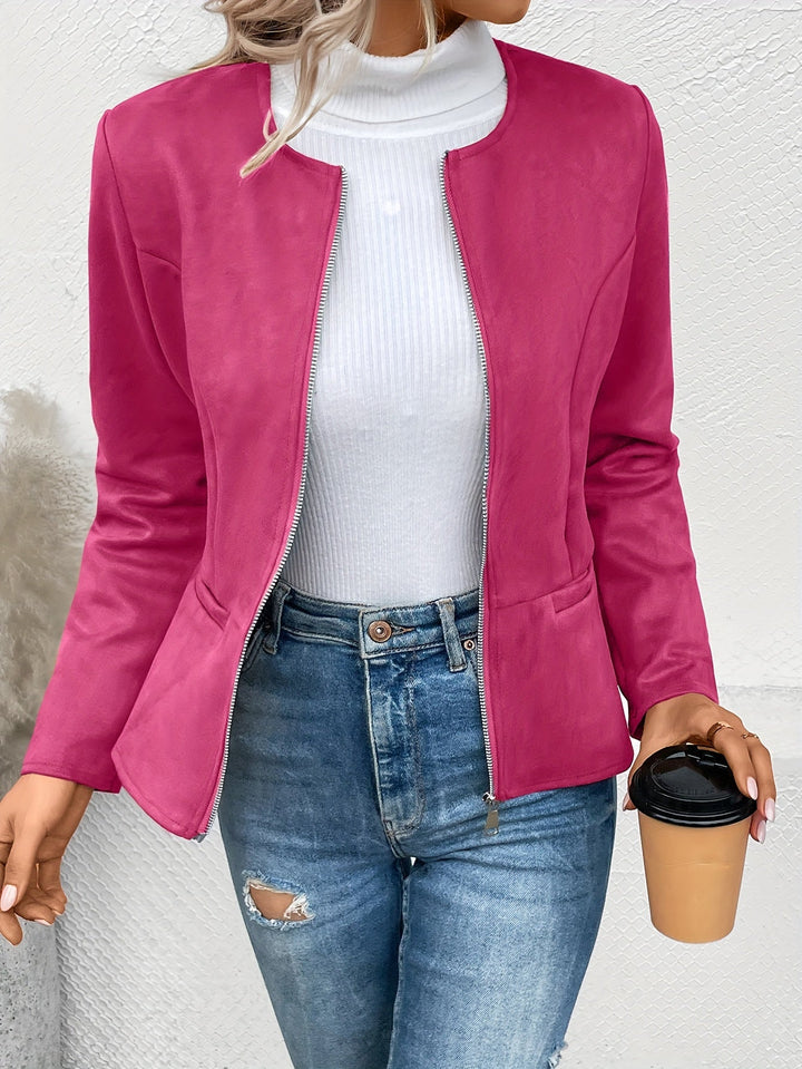 Maxima | Slim Fit Jacket with Zip