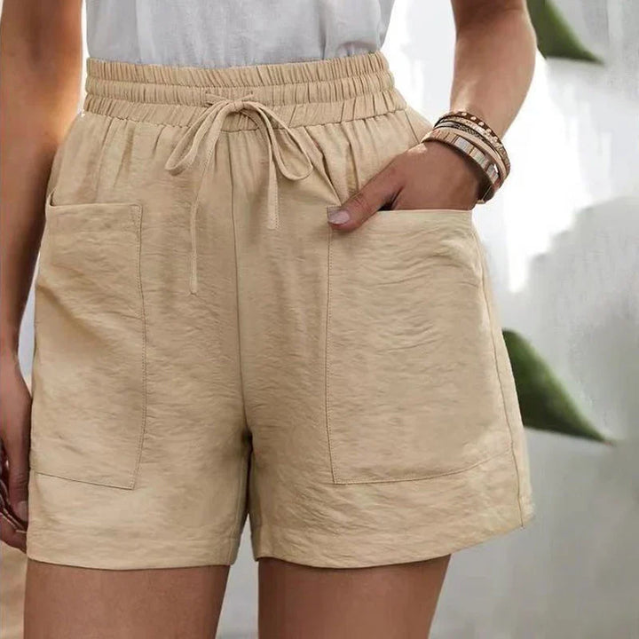 Rosalie | Linen Shorts with Pockets