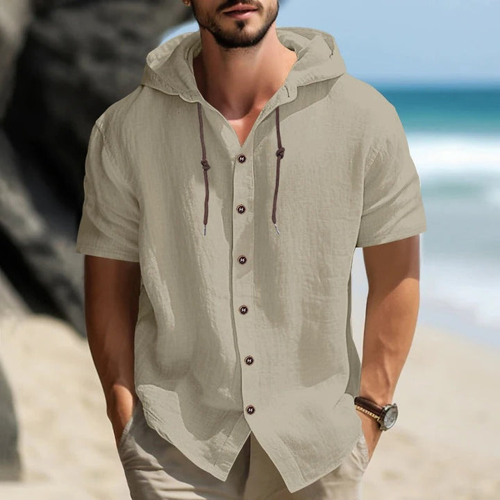 Osvaldo | Lightweight Hooded Blouse