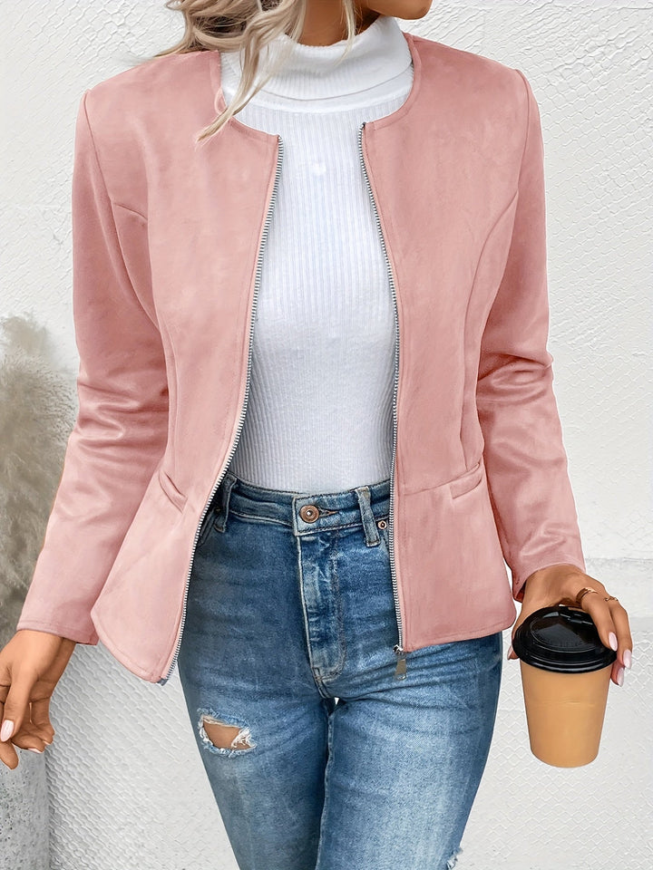 Maxima | Slim Fit Jacket with Zip