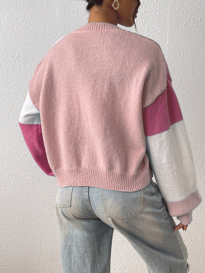 Alina | Colour Block Cardigan