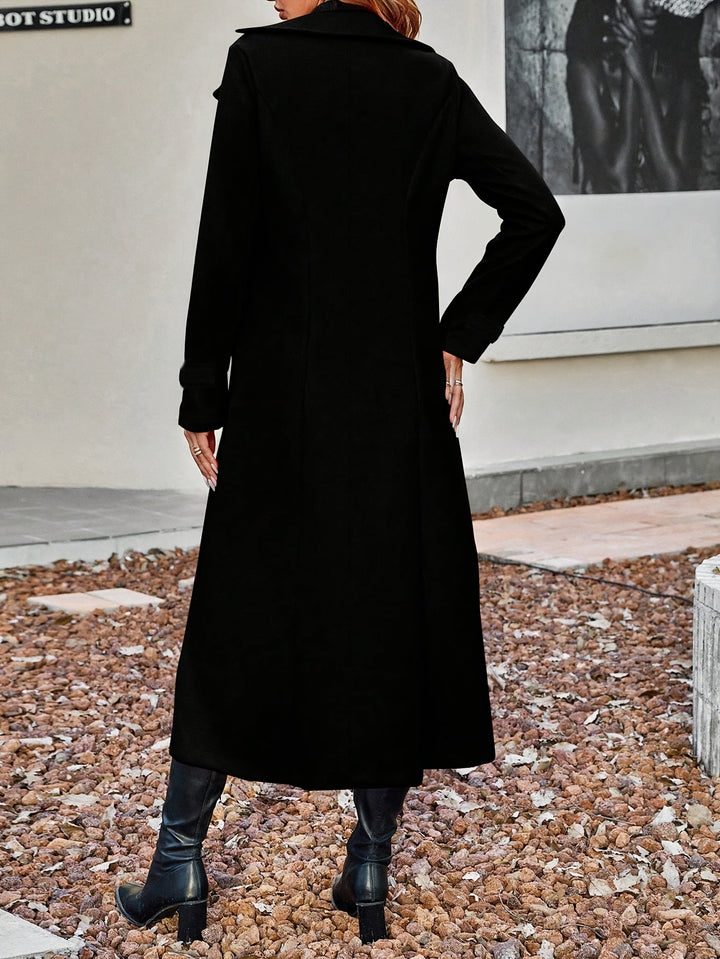 Margot | Double-breasted Coat with Notched Collar