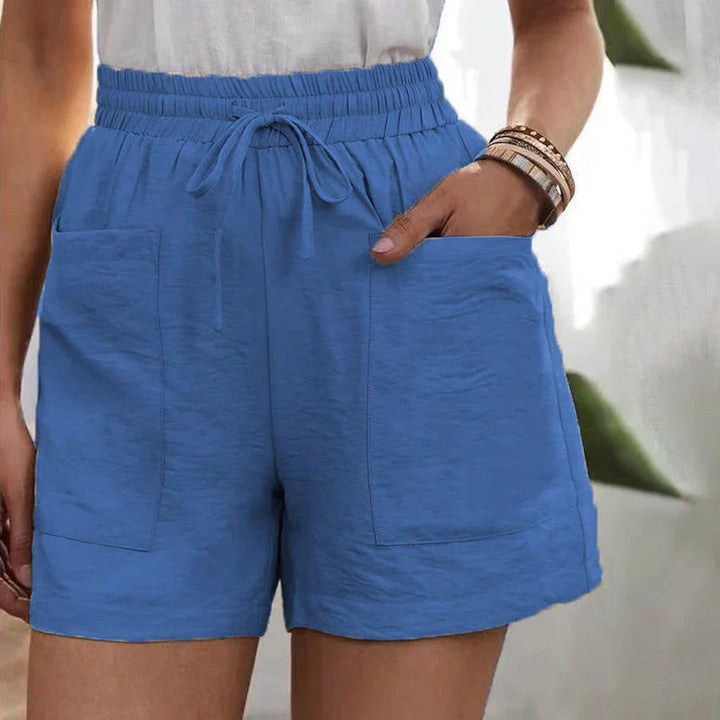Rosalie | Linen Shorts with Pockets