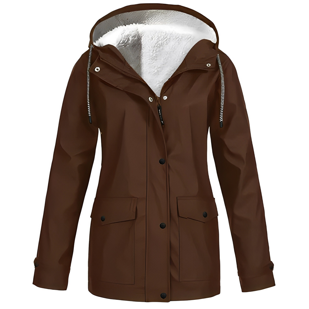 Elvira | Fleece-lined Raincoat for Women