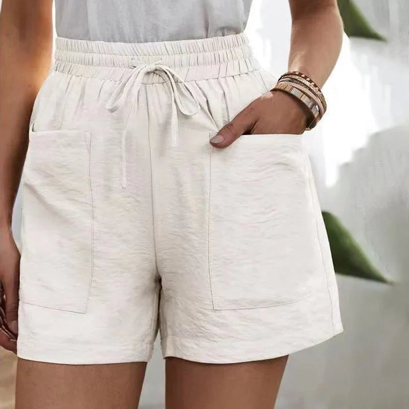 Rosalie | Linen Shorts with Pockets