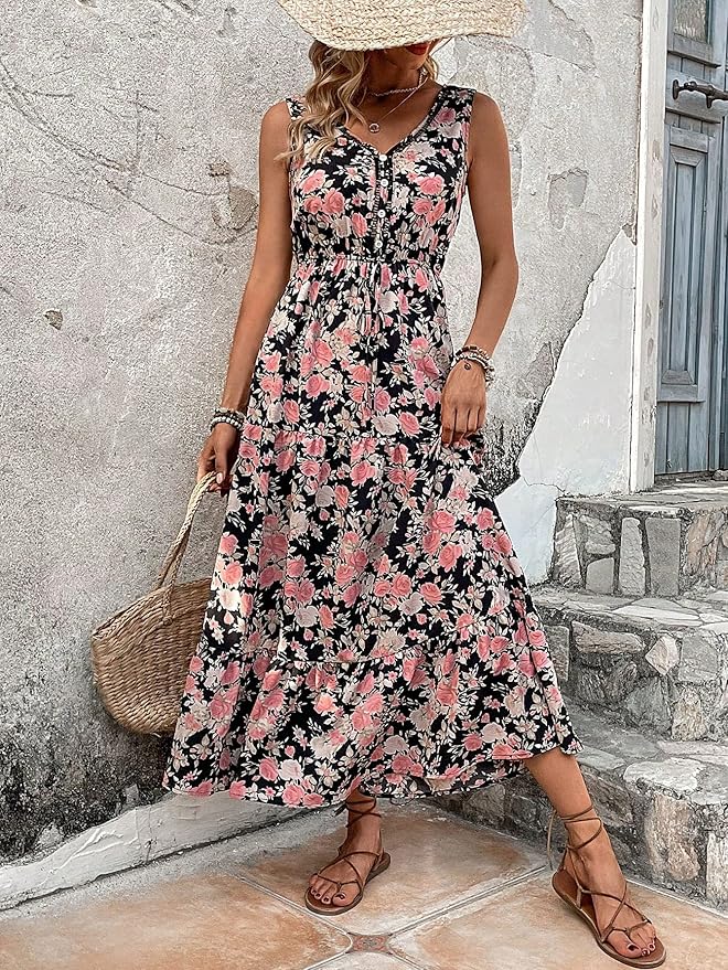 Katharina | Elegant Floral Dress in Premium Quality