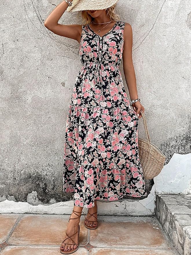Katharina | Elegant Floral Dress in Premium Quality