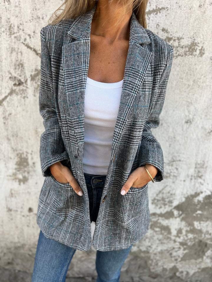 Violet | Stylish Checked Blazer for Women
