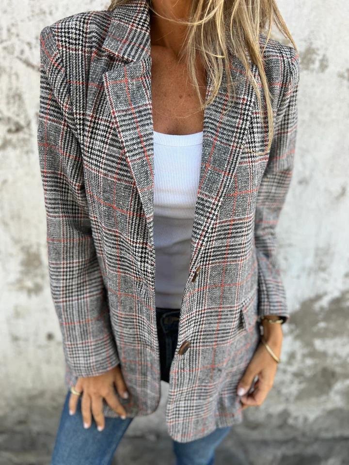 Violet | Stylish Checked Blazer for Women