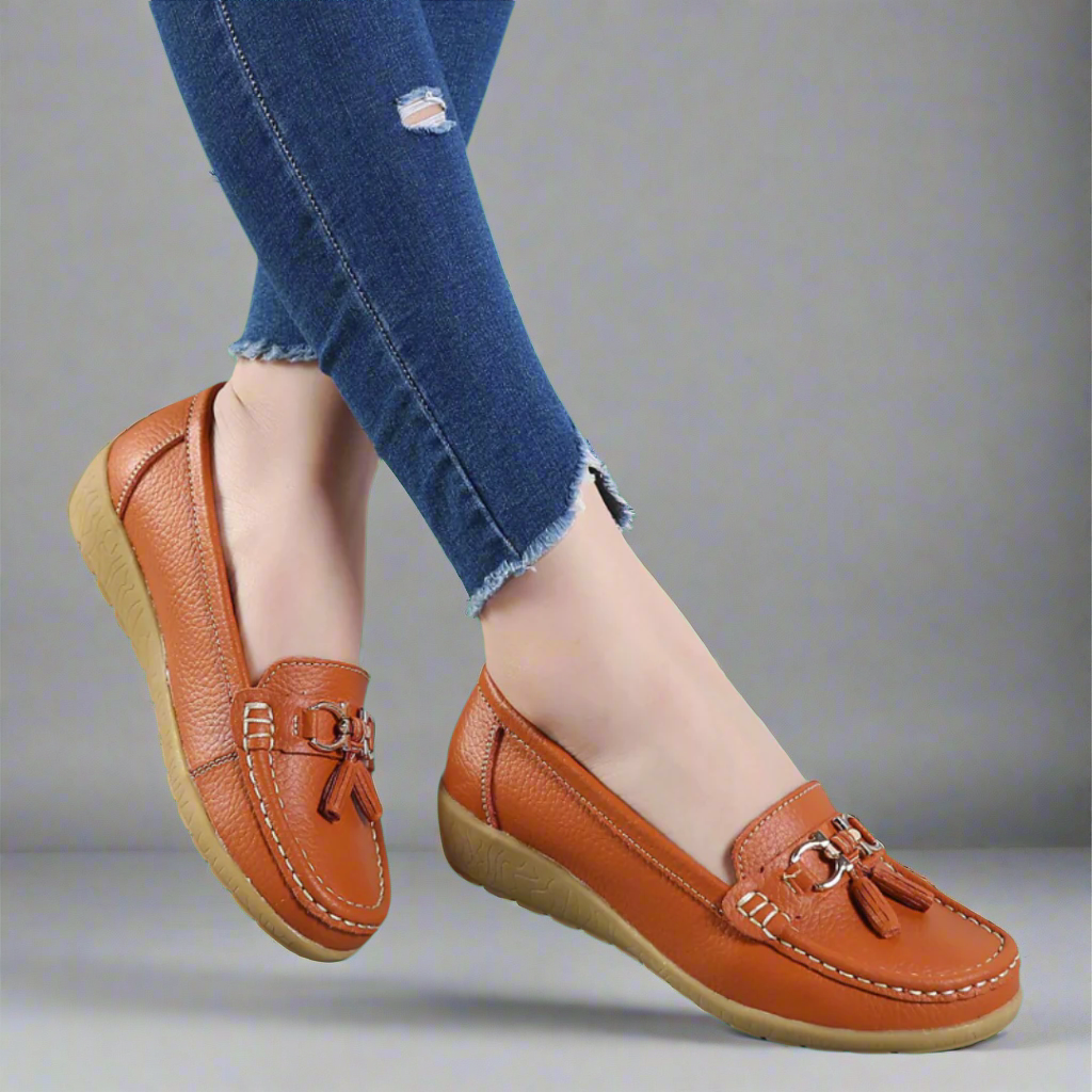 Adeltraut™ Handcrafted Comfortable Leather Moccasins