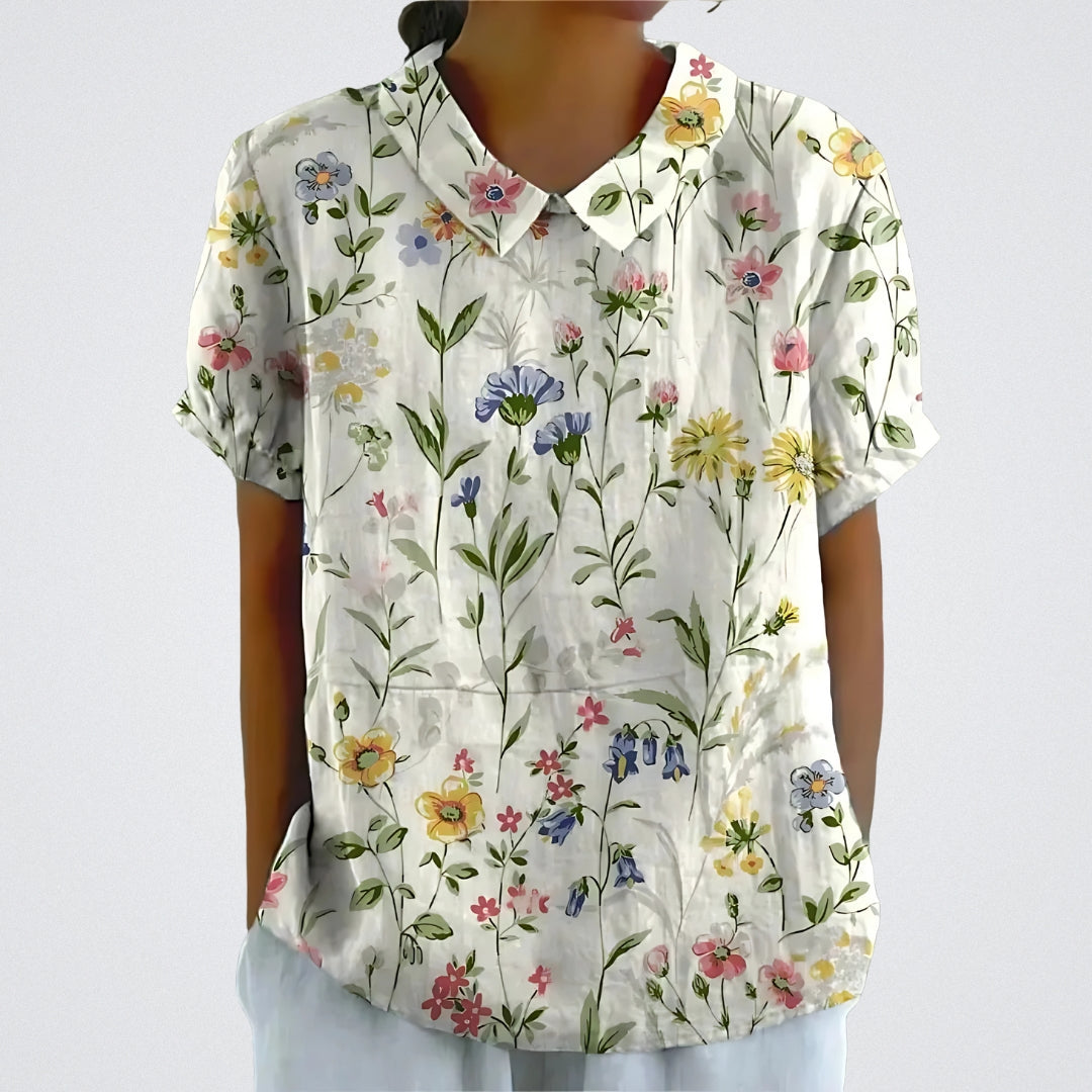 Sophia | Printed Floral Blouse