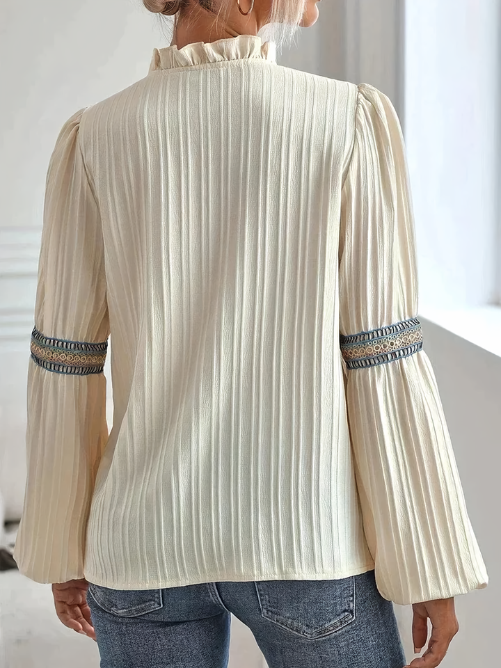 Elvira | Luxurious Blouse with V-Neck