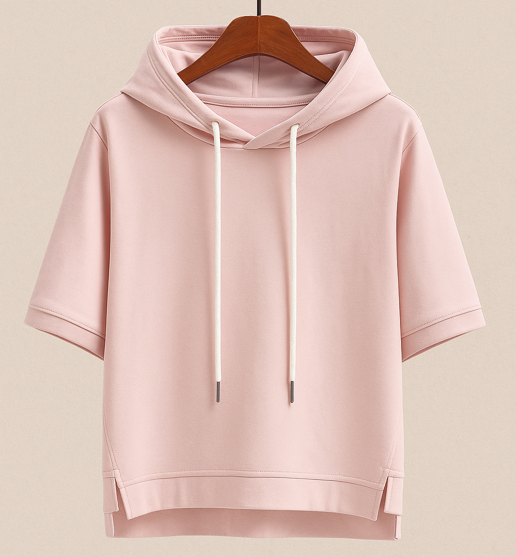 Julia | Lightweight Short Sleeve Hoodie