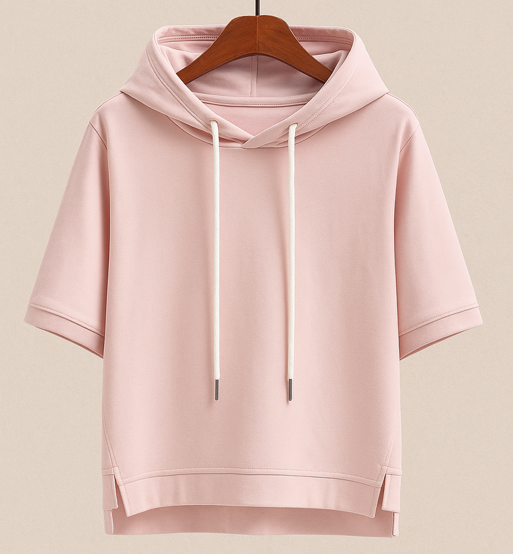 Julia | Lightweight Short Sleeve Hoodie