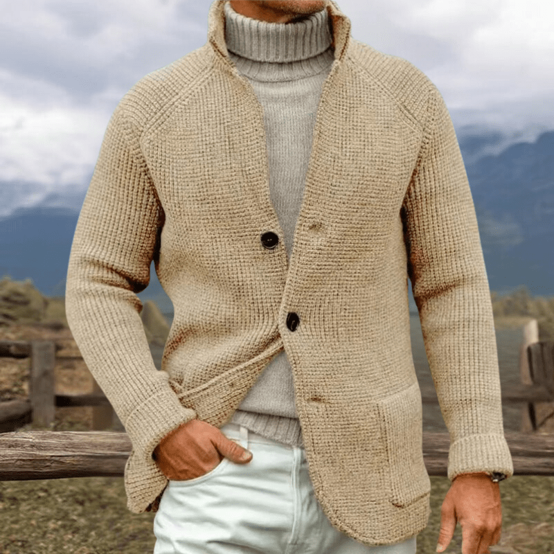 Mark | KNITTED CARDIGAN IN COARSE KNIT LOOK