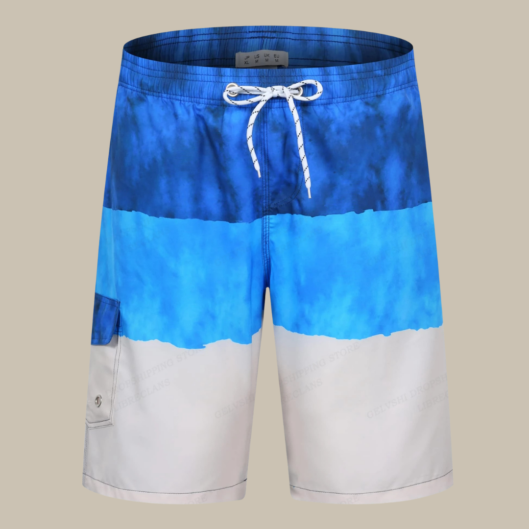 Mark | Striped Swim Shorts