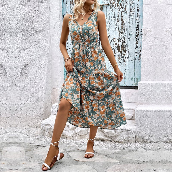 Katharina | Elegant Floral Dress in Premium Quality